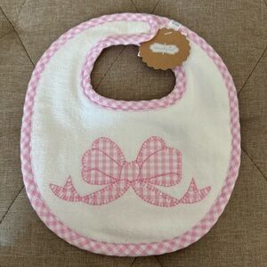 New Baby Mud Pie Terry Bib
